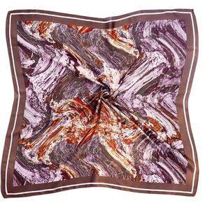 Abstract Silky Scarf